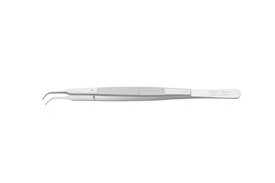Micro forceps surgical Gerald curved 17 cm