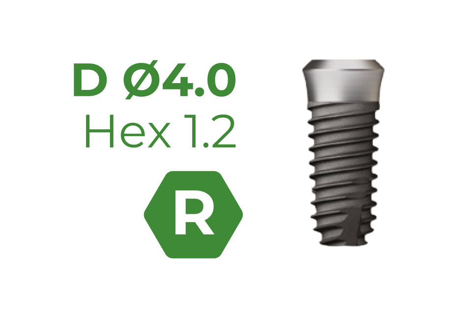 SSIII SA 4.0 mm Hex 1.2 Regular