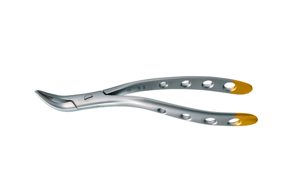 Root fragment forceps with diamond jaws