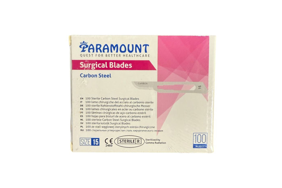 Scalpel blades no. 15, pack of 100 pcs.