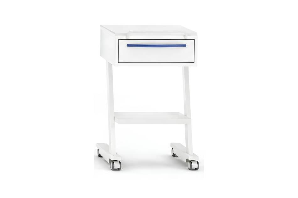 Weesgaard trolley with one drawer and one shelf