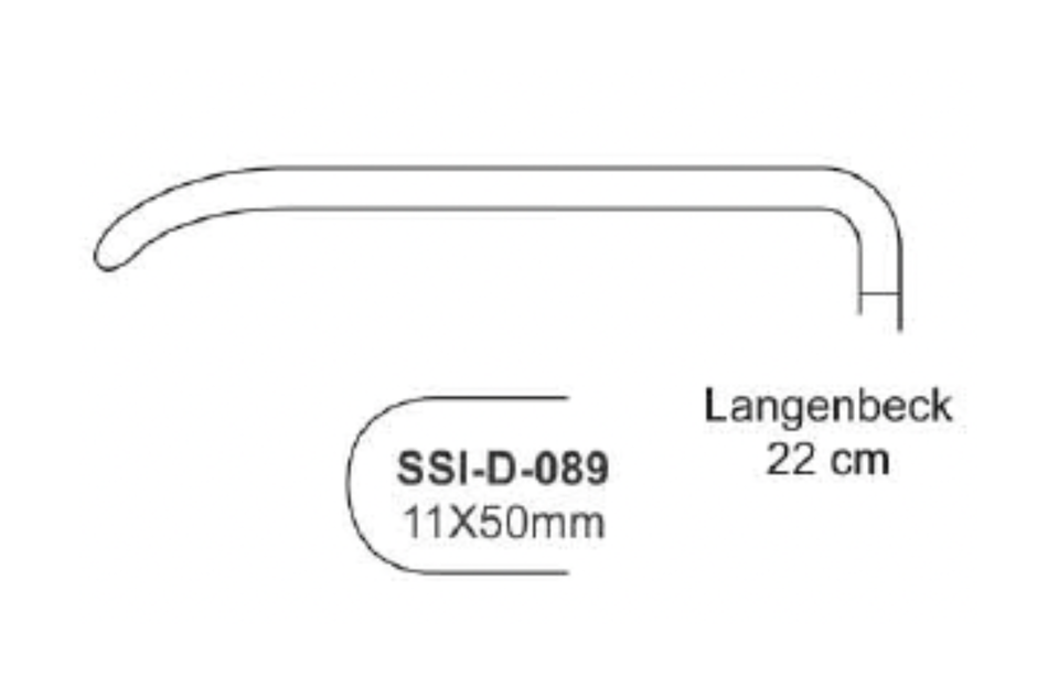 Komfort Langebeck wound hook 10 x 40 mm