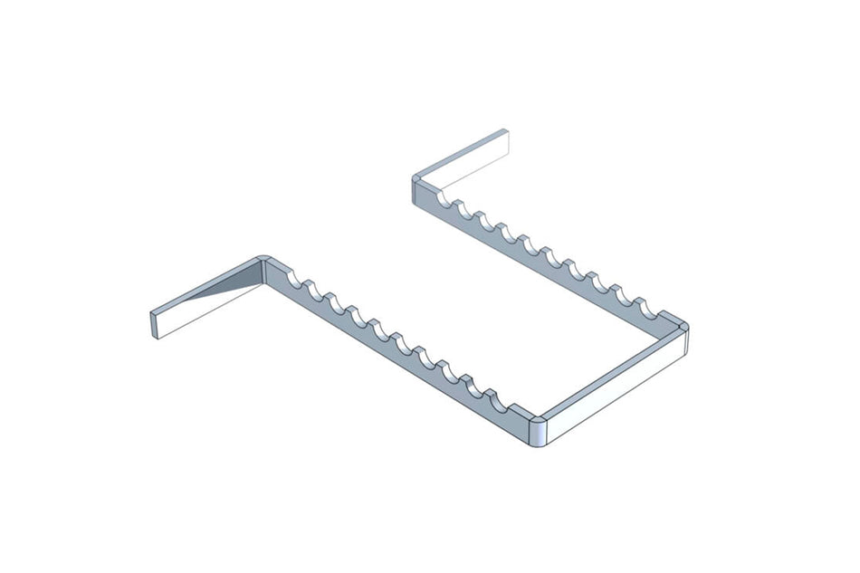 Aluminum Instrument insert 18 x 14 cm