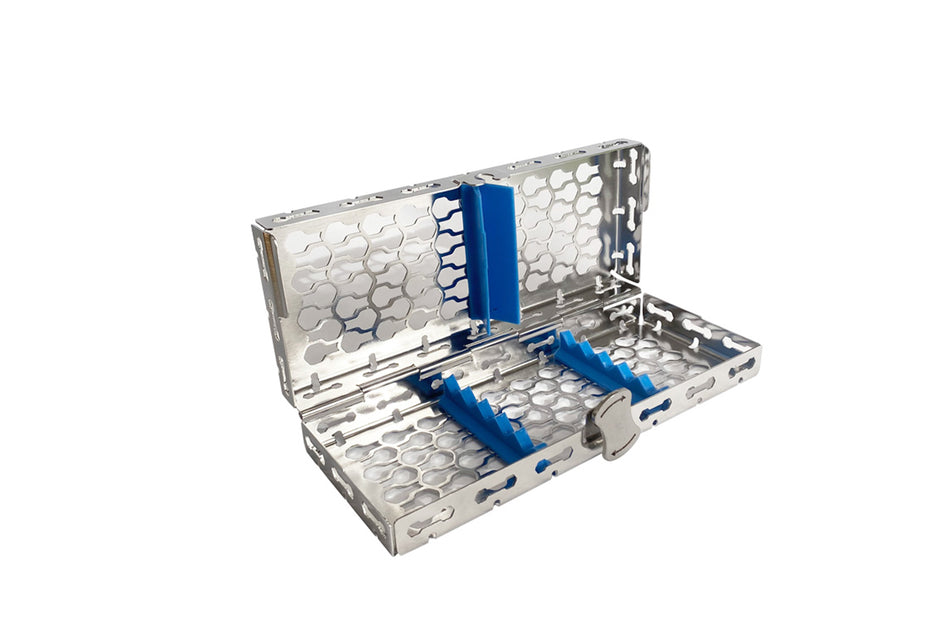 Galaxy lightweight steel washtray for 5 instruments, 18 x 7 cm.