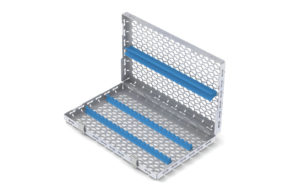 Galaxy lightweight steel washtray for 20 instruments, 28 x 18 x 3.4 cm.