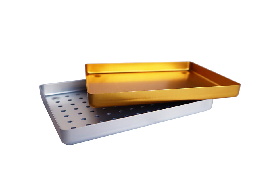 Aluminum cassette base 18 x 14 cm (choose with/without perforation)