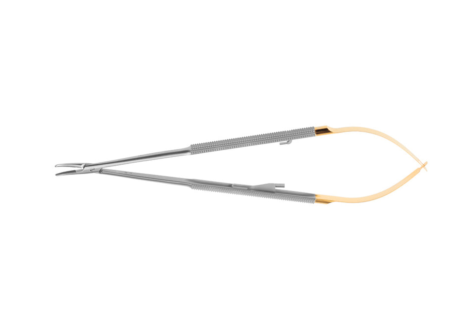Micro needle holder Castroviejo 18 cm curved HM