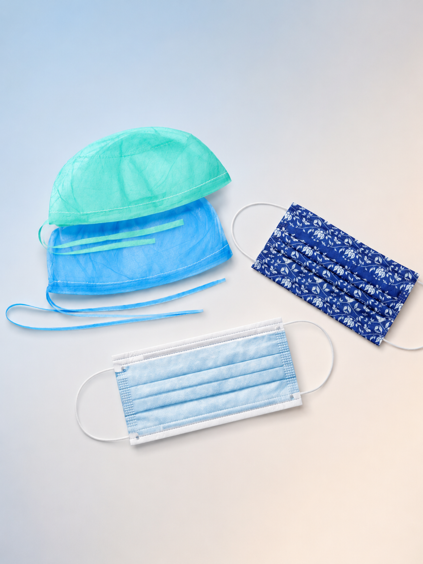 Facemask and caps
