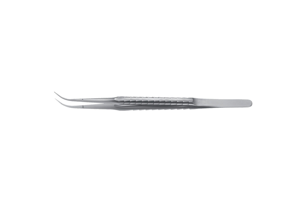 Micro forceps surgical curved 17.5 cm