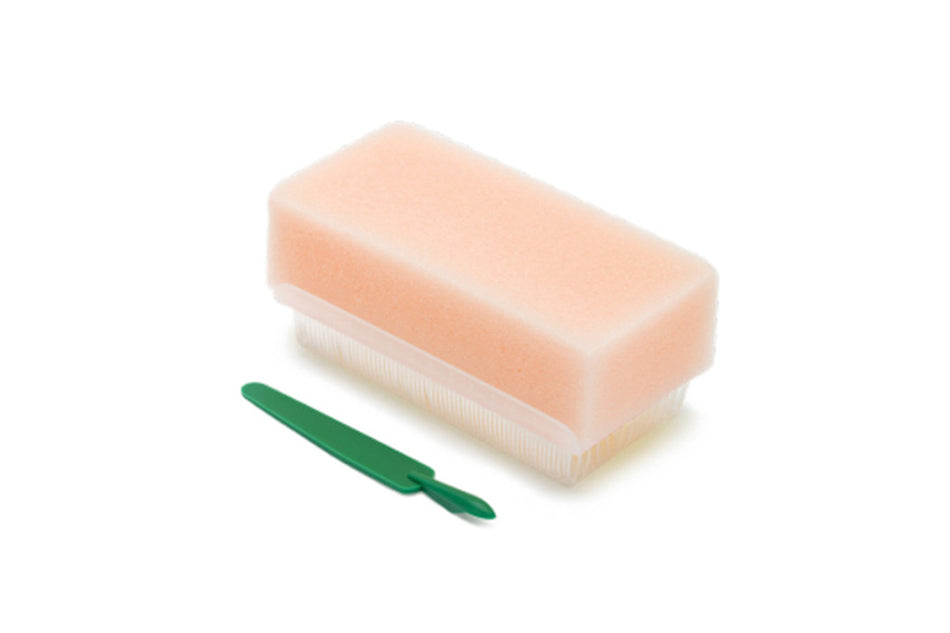 Sample, Sterile nail/scrub brush with chlorhexidine