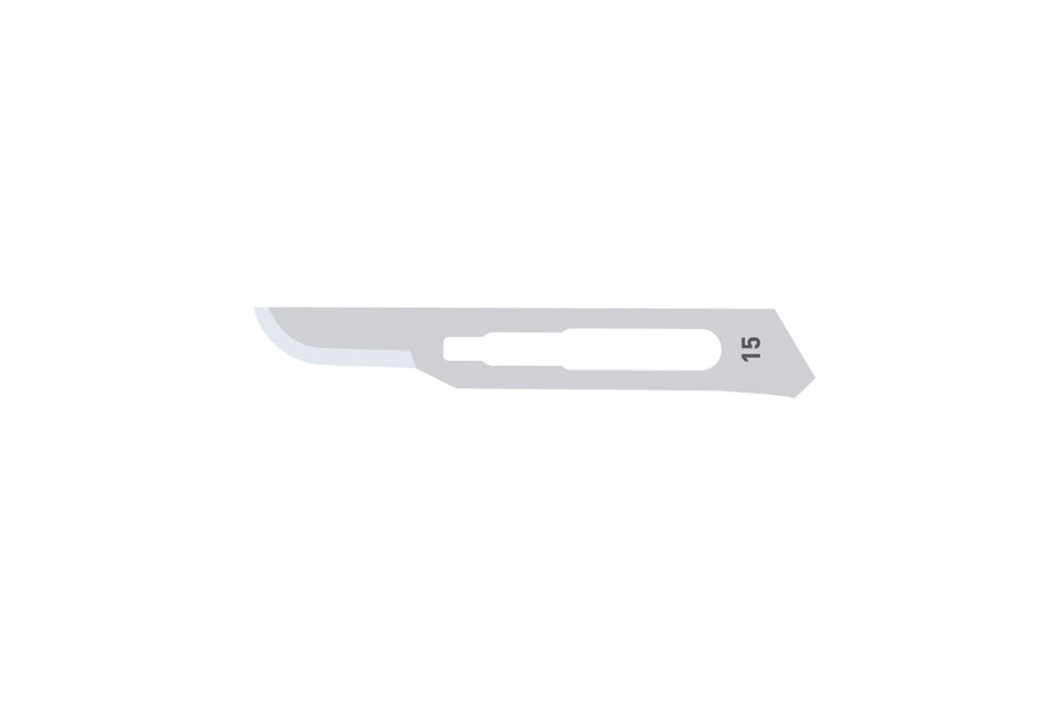 Scalpel blades no. 15, pack of 100 pcs.