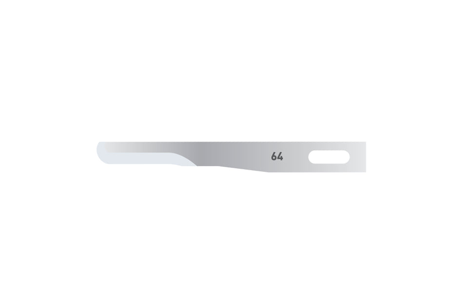 Micro scalpel blades no. 64, pack of 25 pcs