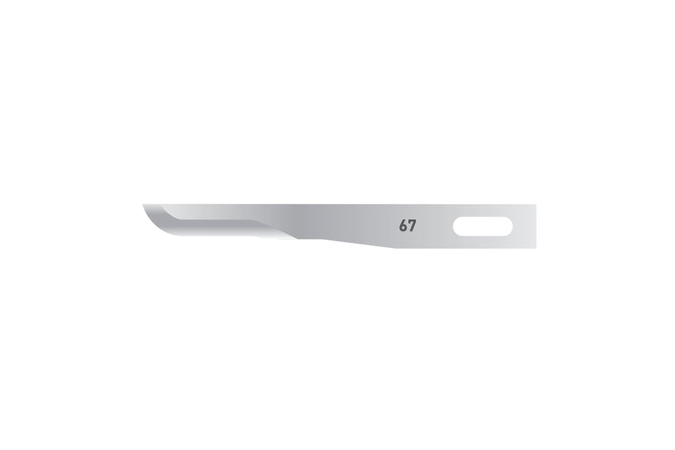 Micro scalpel blades no. 67, pack of 25 pcs