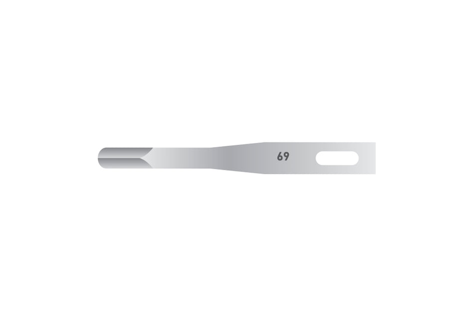Micro scalpel blades no. 69, pack of 25 pcs