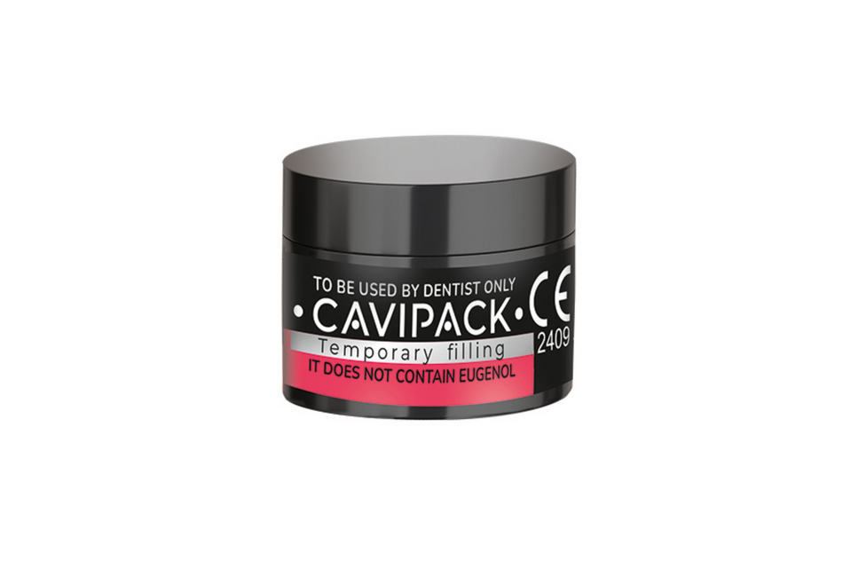 Cavipack, temporary filling zinc oxide/sulfate