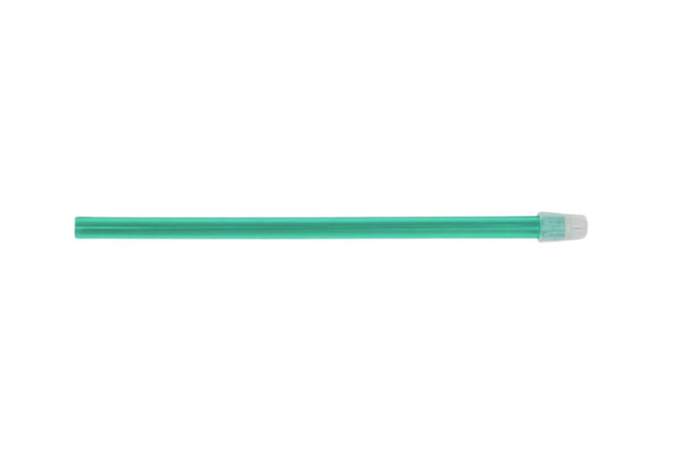 Sample, Transparent green saliva ejector