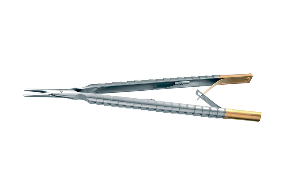 Micro needle holder straight 16 cm with HM jaws