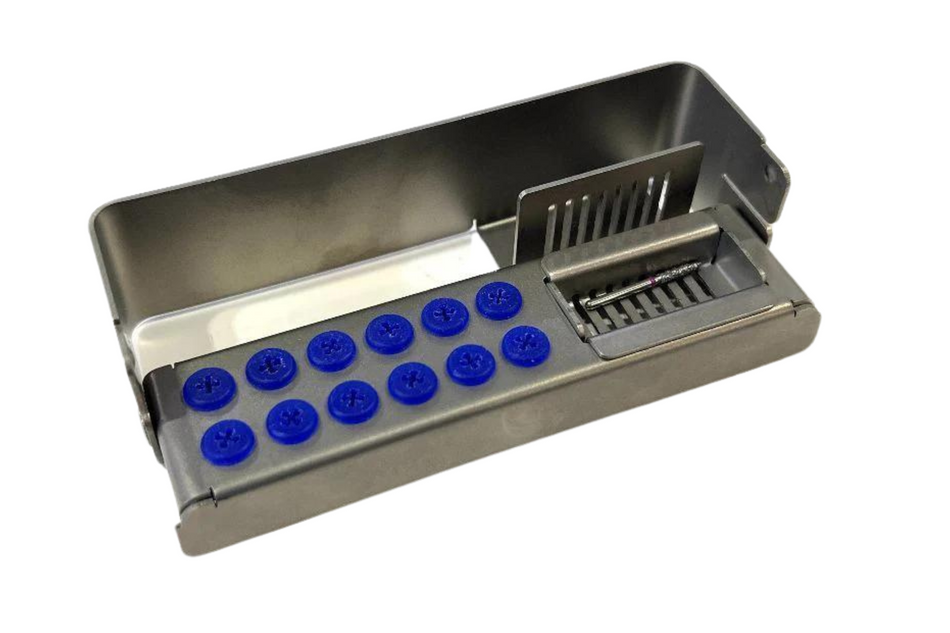 Plug-in Plus with basin for used burs, 12 FG/CA