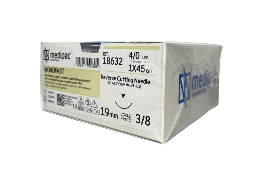Sample, Monofast - Absorbable monofilament suture, violet