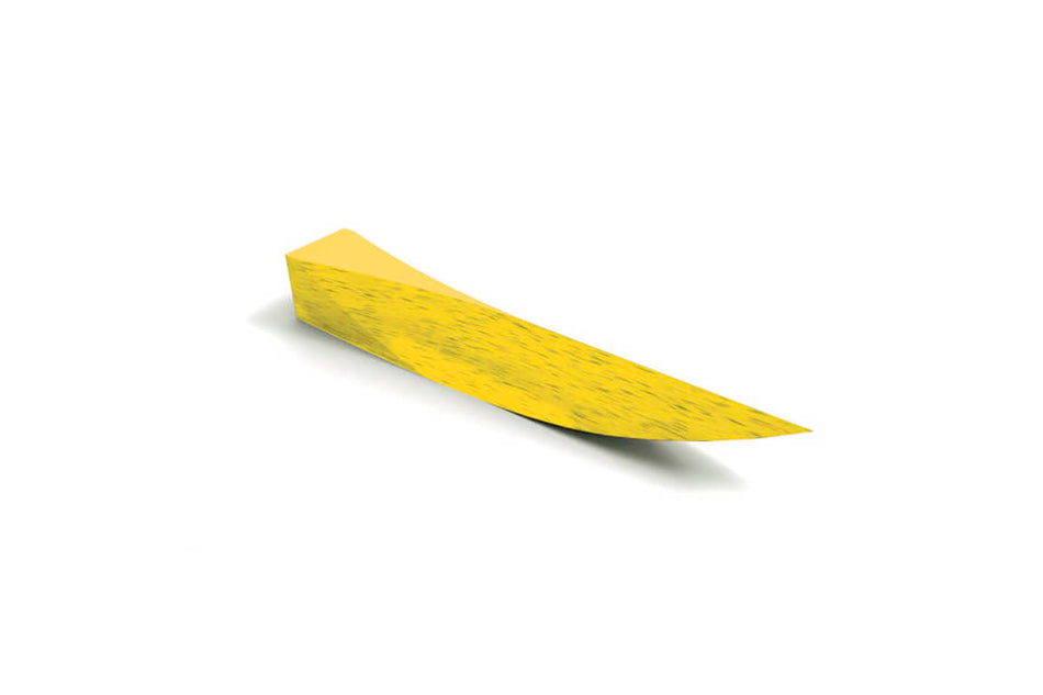 Wood Wedge Yellow L, pack of 100 pcs