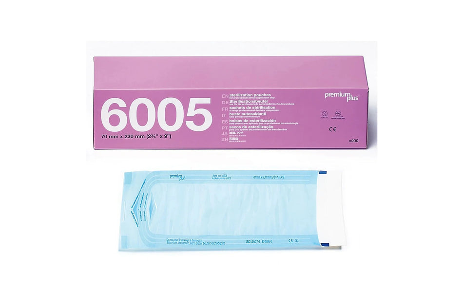 Autoclave bags 7 x 23 cm, pack of 200 pcs