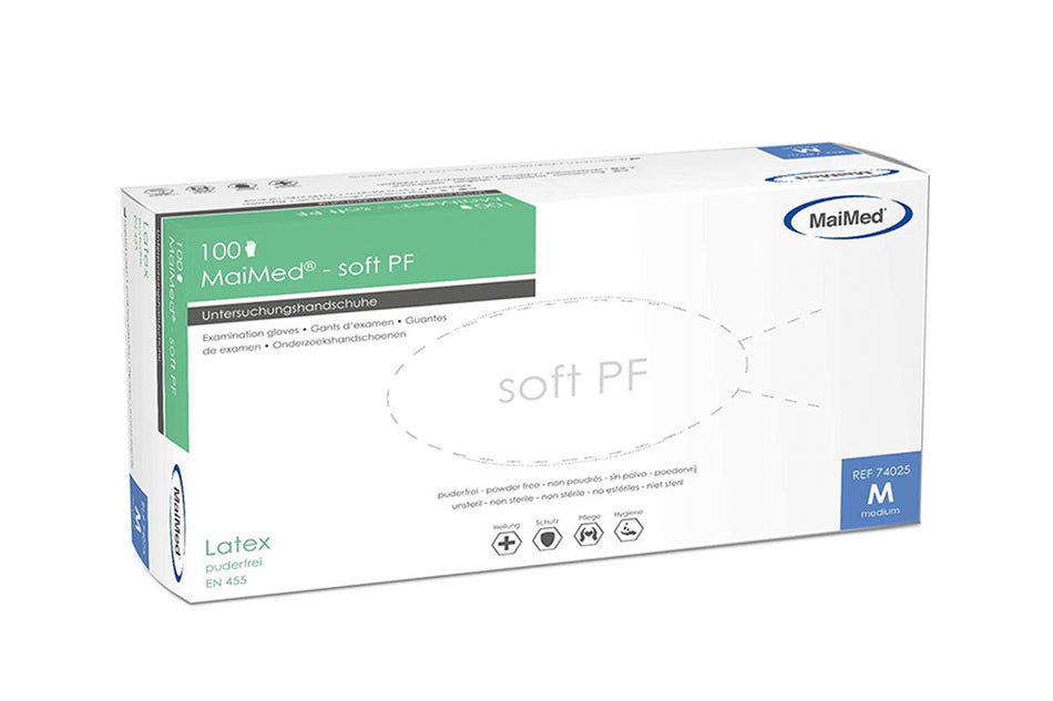 Latex examination glove, pack of 10 x 100 pcs