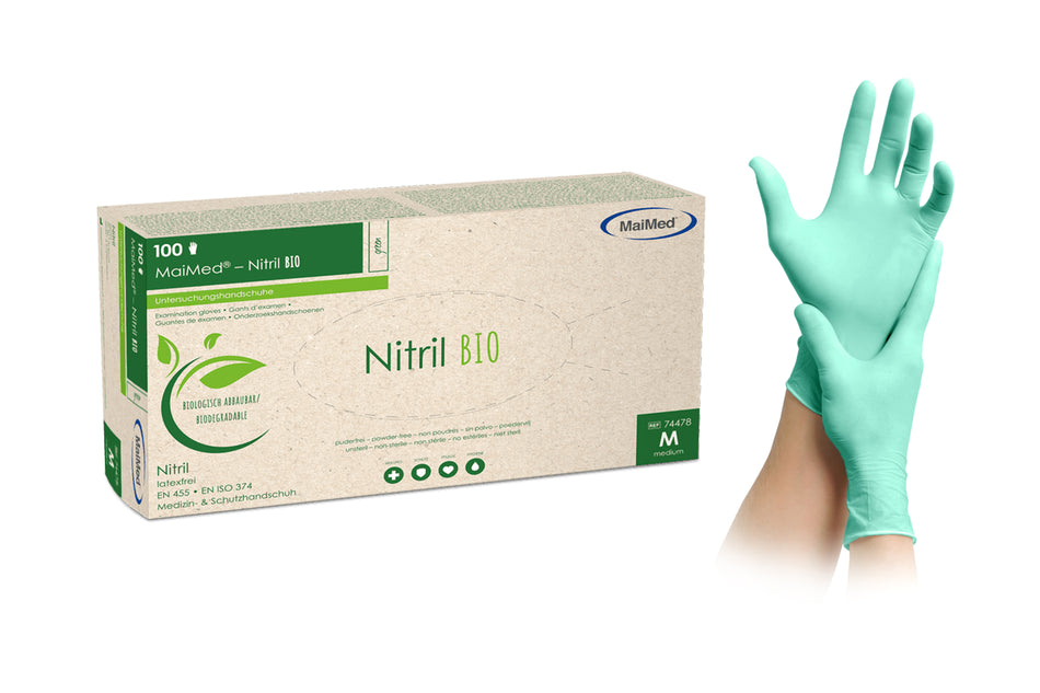 Nitrile BIO examination glove, pack of 10x100 pcs