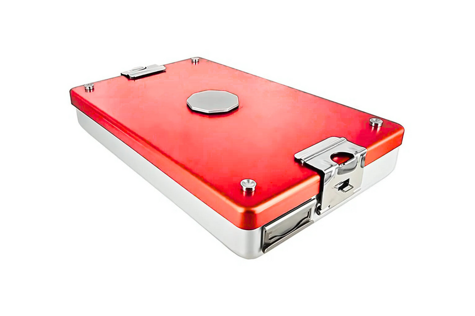 Sterilization container with labyrinth filtration, 28 x 18 cm