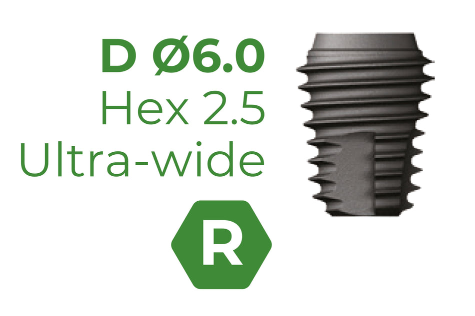 TSIII SA 6.0  mm Hex 2.5 Regular Ultra-Wide