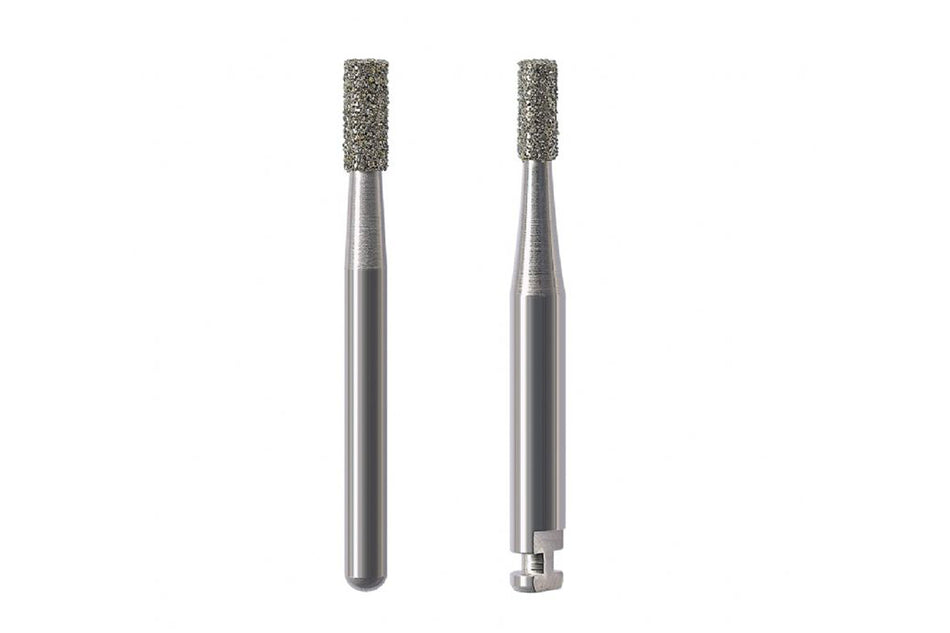 Cylinder diamond drill, pack of 5 pcs. (FG/CA)