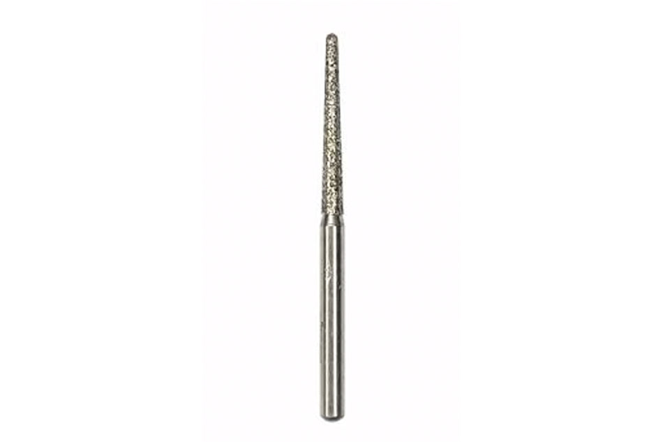 Conical round diamond drill, pack of 5 pcs. (FG)