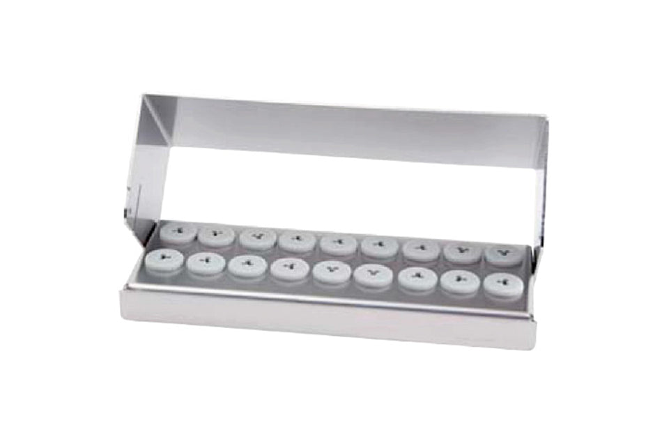 Stainless steel burholder, 18 FG/CA