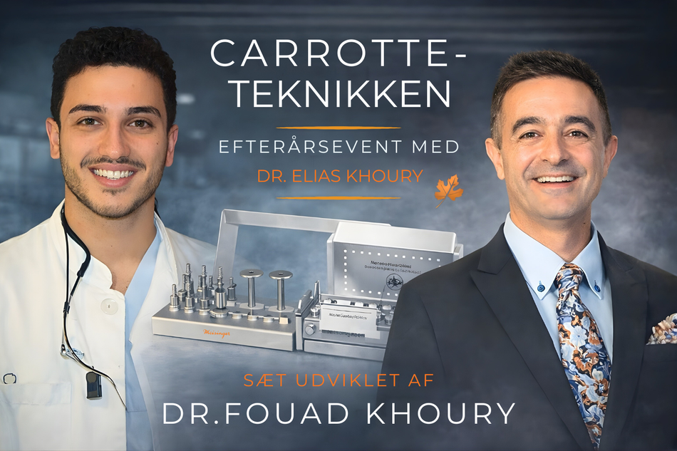 Nyhed: Carotta Technique, Dr. Elias Khoury, 3th October 2026, Copenhagen