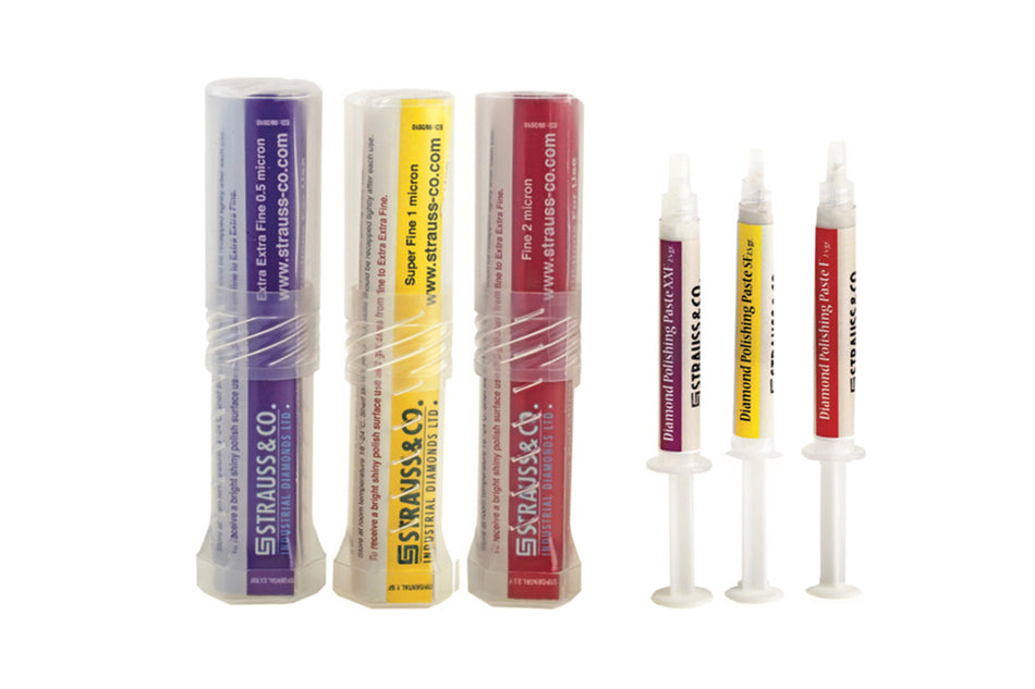 Polishing paste with diamond particles, for metal and ceramics, pack of 3 x 2.5 g.