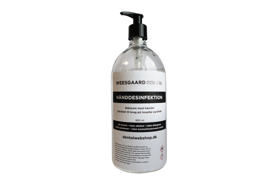 Hand disinfection gel, pump bottle with 950 ml