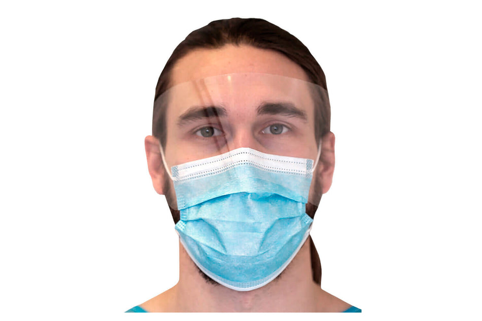 Premium mask with visor, pack of 25 pcs