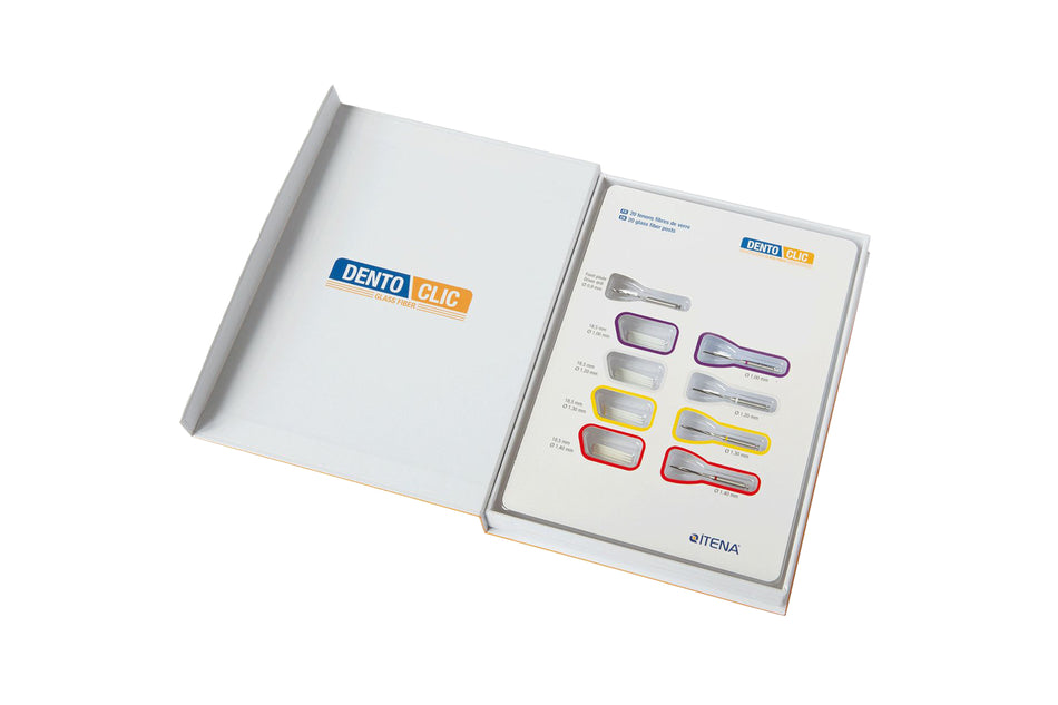 Dentoclic fiber post assortment with 20 pcs