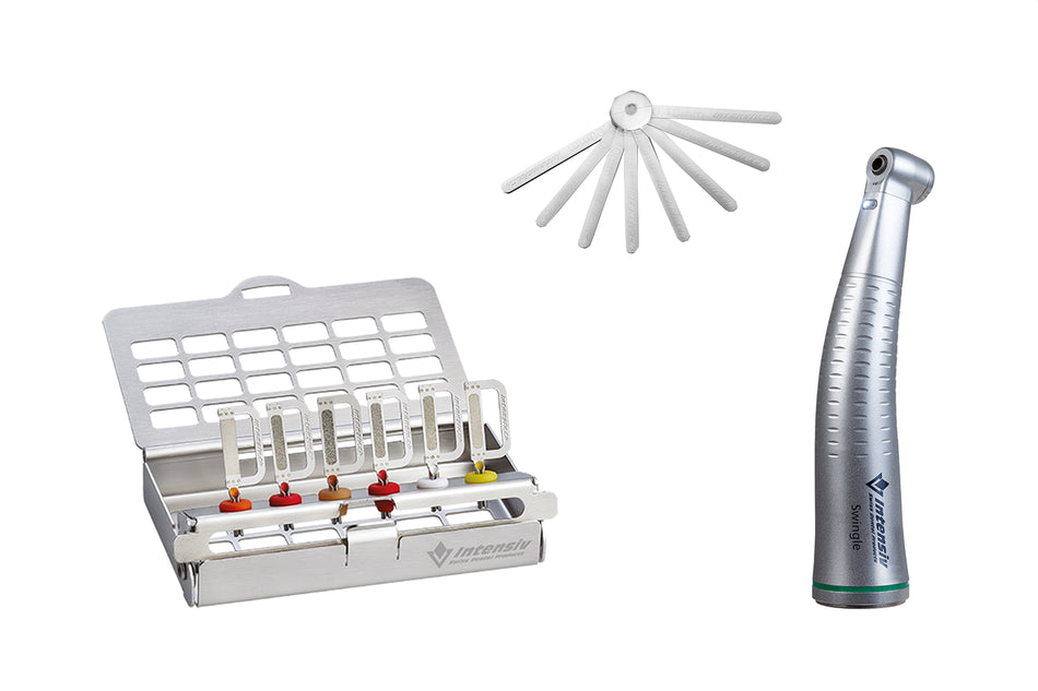 Intensive IPR set with angle piece / cassette with 6 strips