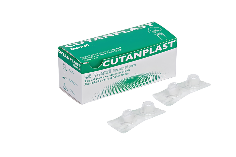 Cutanplast Haemostatic Sponge 1 cm, Pack of 24, Blister Packed