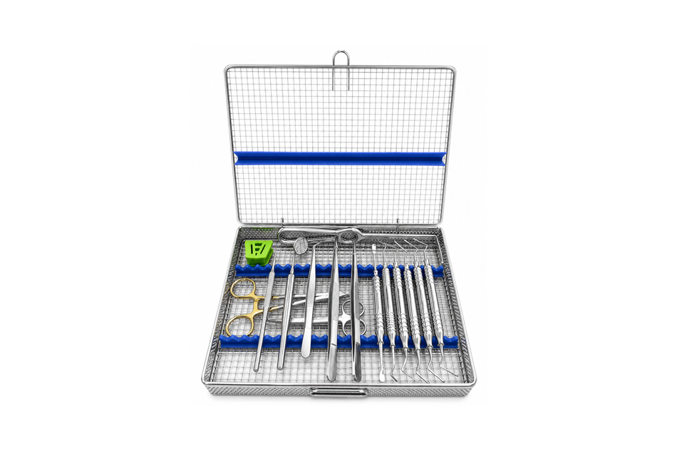 Komfort Surgical Instruments in Wash Tray