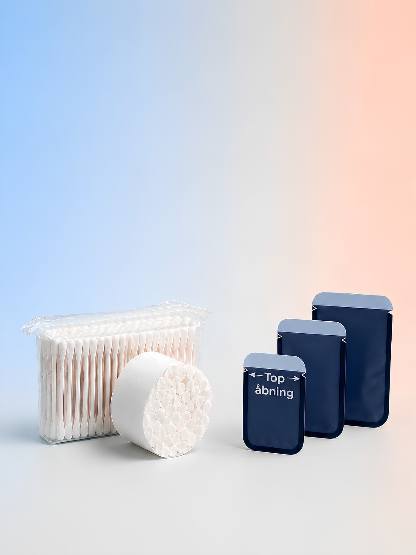 Cotton rolls and X-rays disposables