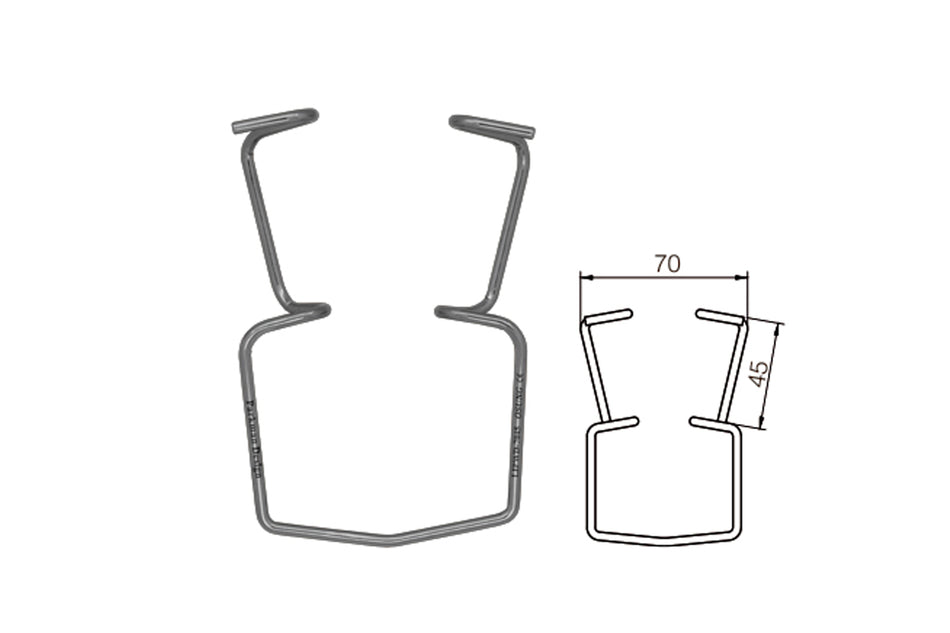 Stainless lip holder