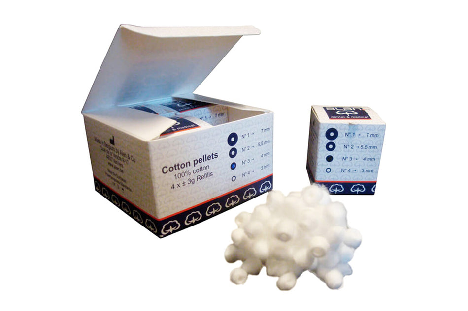 Cotton pellets, pack of 4x420 pcs
