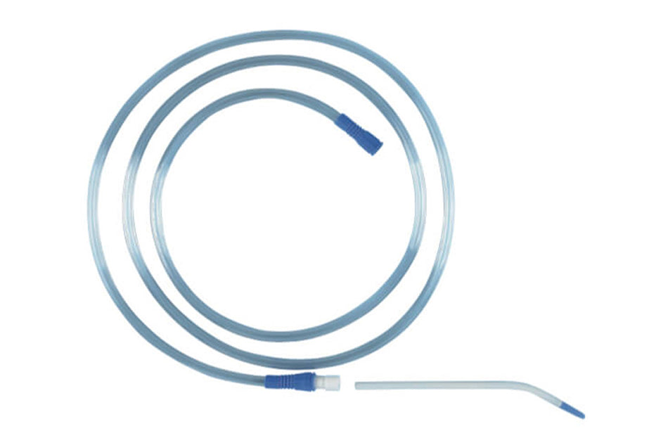 Sterile soft suction tube with suction tip, pack of 10 pcs