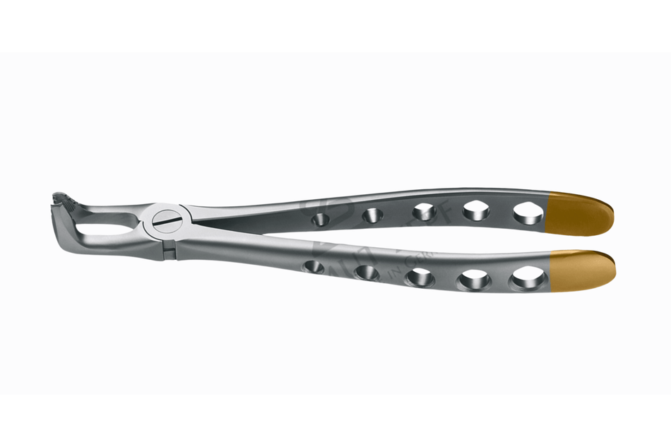 Extraction forceps with diamond-coated jaws (8. - 8 from front)