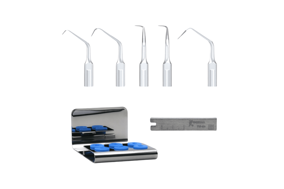 Retrograde (apical) preparation set with 5 tips