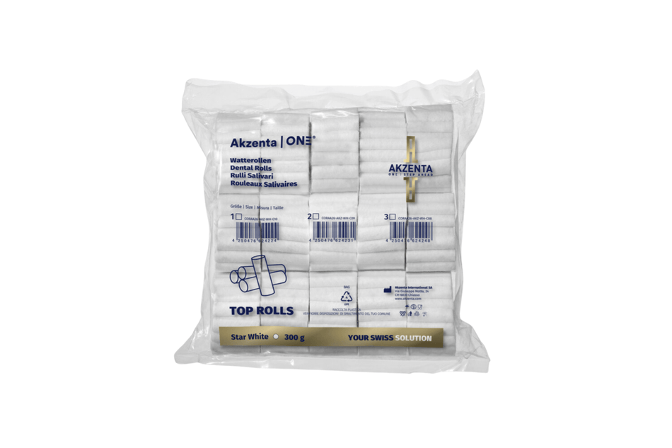 Top Rolls - Cotton rolls size 2. bulk purchase 20 x 600 pcs