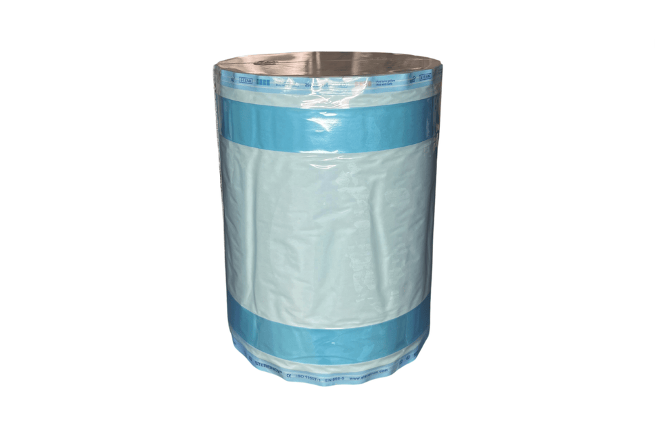 Autoclave roll with fold 25 cm x 100 m