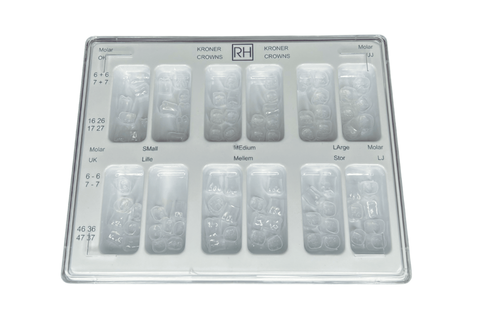 RH crown OK/UK front assortment with 72 pcs