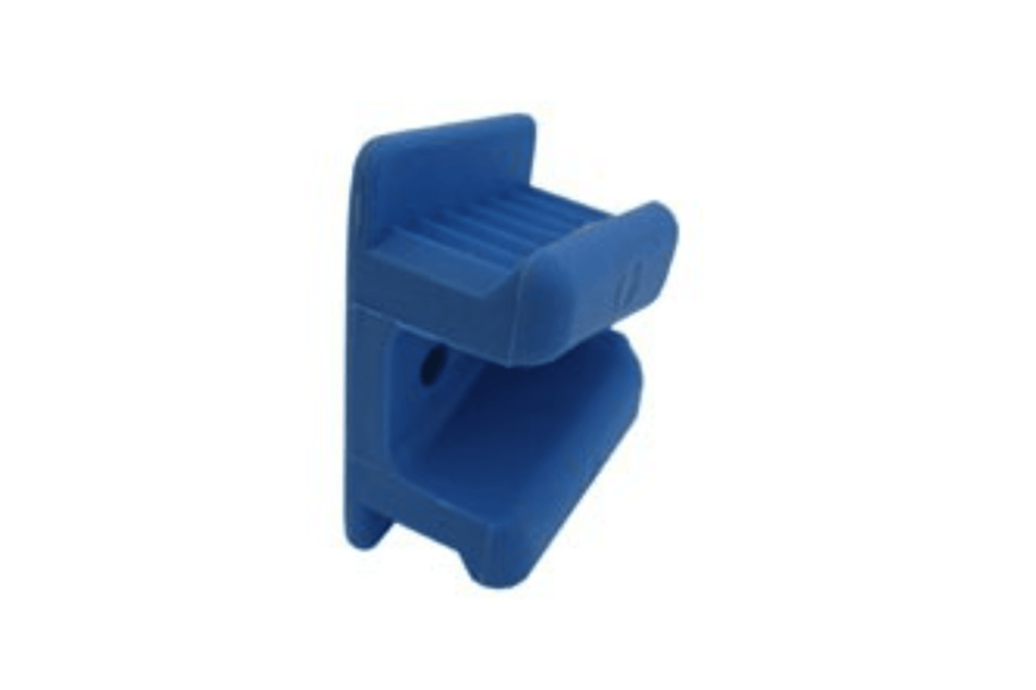 Mouth block and mouth guard blue silicone, 1 pc.